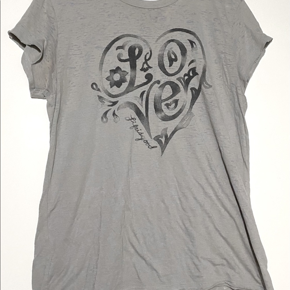 Life Is Good, burnout t shirt